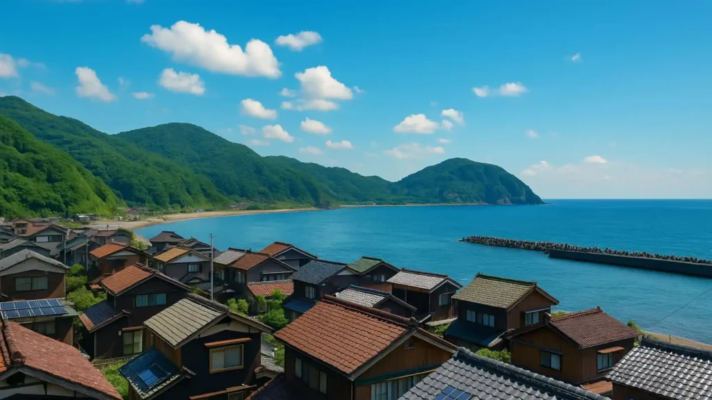 新潟の田舎の住宅街のイメージ(２)